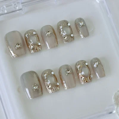 Uñas postizas press on para verano