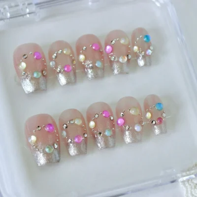 Uñas postizas press on para verano